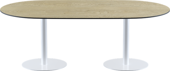 White Halo Dining Table